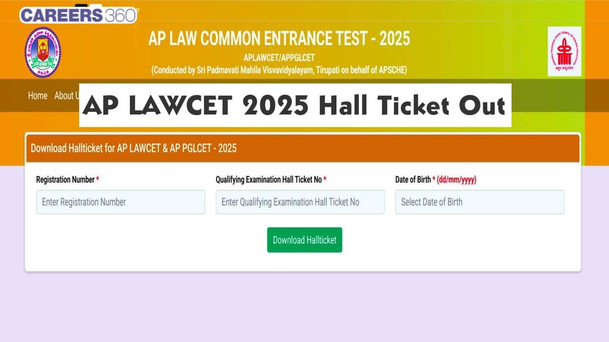 AP LAWCET 2025 Hall Ticket Out at cets.apsche.ap.gov.in: Download admit card here